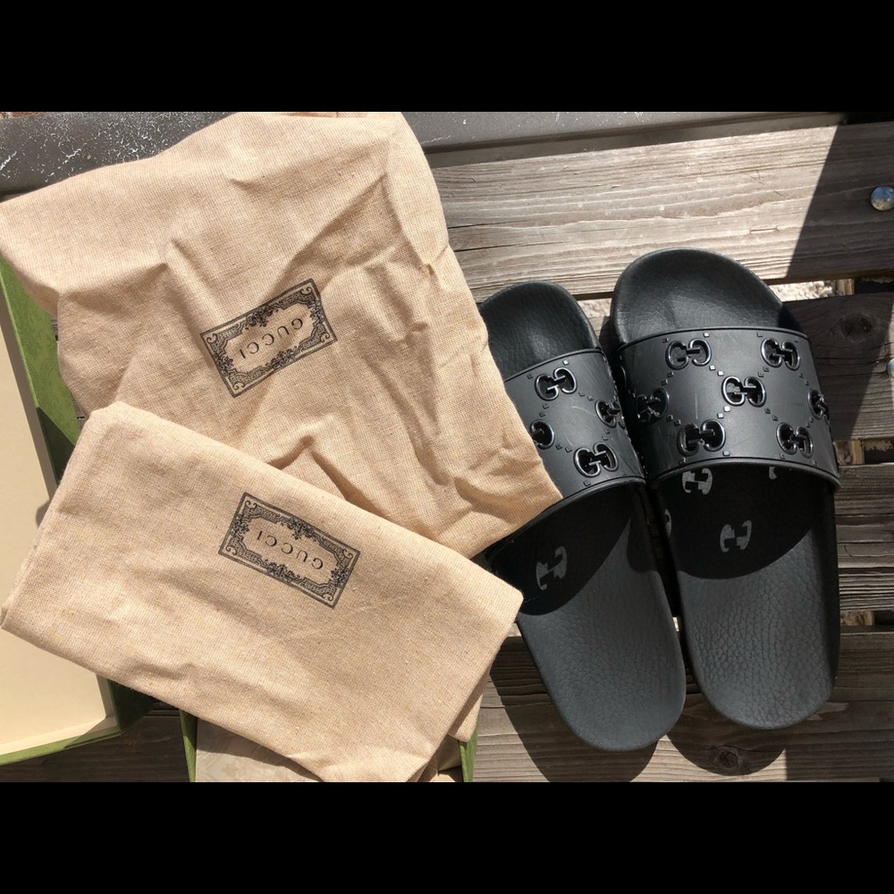 Authentic Gucci Slides - image 1